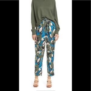 Equipment suzette drawstring floral print 100% silk pant💥size M, L, XL, NWT
